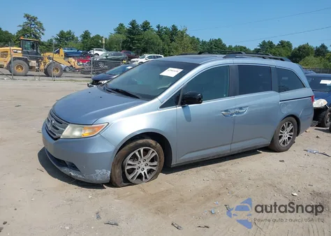 2011 Honda Odyssey Ex-L z USA, uszkodzony, nr VIN 5FNRL5H69BB039484